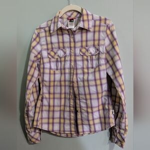 EUC Plaid Button-Up Shirt XS *N17